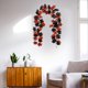 thumbnail image 3 of Vid negra artificial para decoración de Halloween, de flores negra colgante para decoraciones de pared para hogar, telón de , Ratán Ratán Soledad  Guirnalda de flores, 3 of 7