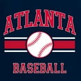 thumbnail image 6 of Wild Bobby City of Atlanta Baseball Fantasy Fan Sports Unisex Hoodie Sweatshirt, Navy, Large, 6 of 6