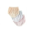 thumbnail image 3 of Women's Underwear Lace Trim Nylon Briefs Full Cut Carole Panties, 3-Pack, 3 of 7