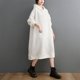 thumbnail image 5 of Vestido sólido suelto para mujer Sudaderas con capucha con cordón cálido Jersey informal con ca MABOTO  Vestido, 5 of 7