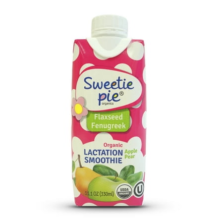 Sweetie Pie Organics® Apple Pear Lactation Smoothie, 4-Pack