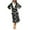 Black, variant on CAIXIA Womens Robes Long Elegant Flannel Printed Cardigan Nightgown for Women Cozy Casual Home Wear Robe