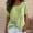 Green, variant on Floral Womens Tops Rolled Short Sleeve Crew Neck Casual Graphic Tees Easter Relaxed Fit Blouses