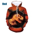thumbnail image 3 of Sudadera unisex con estampado 3D de dinosaurio, sudadera con capucha de moda para hombre, sudadera informal de primavera y otoño de talla grande para hombre, sudadera con capucha, camisetas de calle, 3 of 5