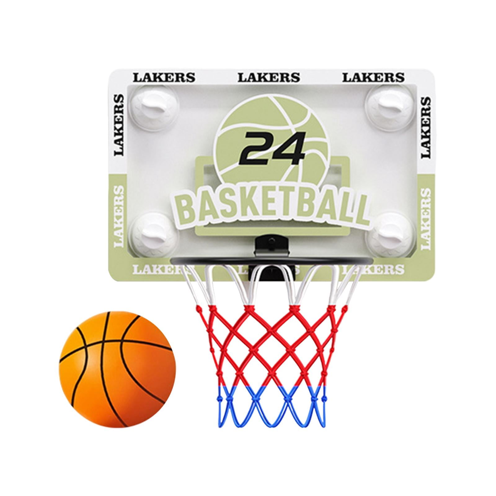 Luwecf Basketball Hoop Wall Mounted Foldable Accessories Supplies Suction Cup Backboard Small