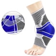 thumbnail image 6 of Orthomen Ankle Compression Sleeve Support Brace for Plantar Fasciitis, Achilles Tendonitis, Heel Pain Relief (Blue/S), 6 of 6