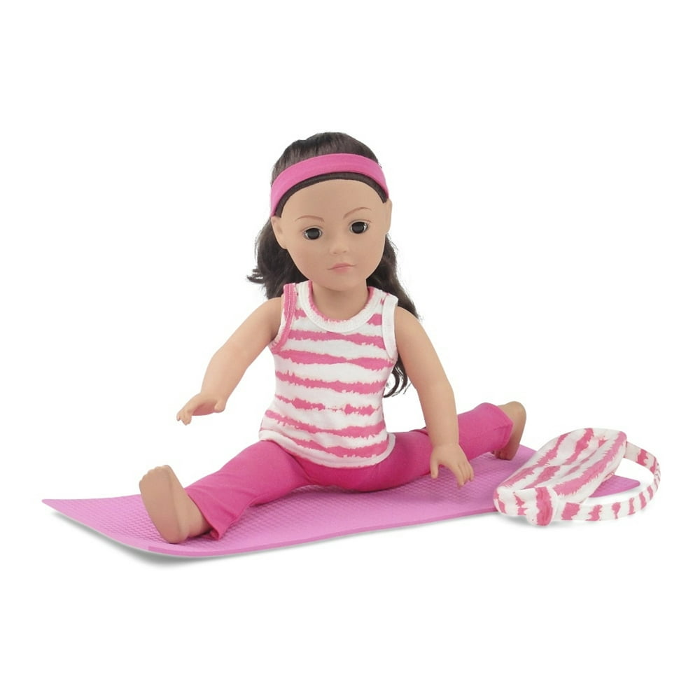 My Life As Doll Yoga Outfit for 18 Inch Doll Clothes By Emily Rose 18