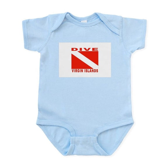 CafePress - Dive Virgin Islands Infant Bodysuit - Baby Light Bodysuit, Size Newborn - 24 Months