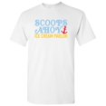 thumbnail image 3 of Scoops Ahoy Ice Cream Parlor - Starcourt Mall Hawkins Indiana Steve T Shirt - Medium - White, 3 of 6