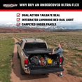 thumbnail image 5 of Undercover UNDUX52017 6.5 ft. Ridgelander Truck Bed Cover for 2016-2017 Titan Short Bed Extended & Crew Cab, 5 of 8