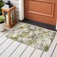 thumbnail image 4 of Tropical Leaf Entryway Rug 2'x3'&nbsp; Non Slip Front Door Mats, Palm Leaves Plants Vintage Spring Green Entrance Rugs Indoor Outdoor Carpet, Washable Floor Mats Small Area Rug for Bedroom Kitchen, 4 of 8