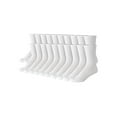 thumbnail image 3 of Hanes Men's 20 Pairs Moisture-Wicking Crew Socks- White, 3 of 6