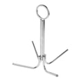 thumbnail image 1 of PAMINGONO Stainless Steel Claw Anchor 1Set Silver For Boat Anchoring And Mooring In Marine Use, 1 of 7