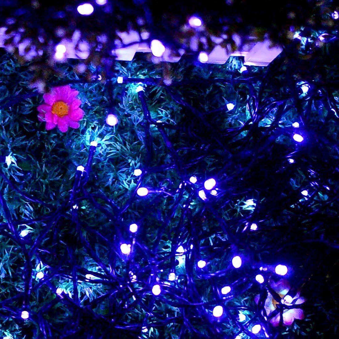 Qedertek Christmas Lights Solar String Lights 72ft 0 Led Fairy Lights 8 Modes Ambiance Lighting For Outdoor Patio Lawn Landscape Garden Home Wedding Multi Color Walmart Com Walmart Com