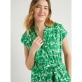 thumbnail image 2 of Free Assembly Women's Belted Utility Cotton Midi Shirtdress, Sizes XS-XXL, 2 of 5