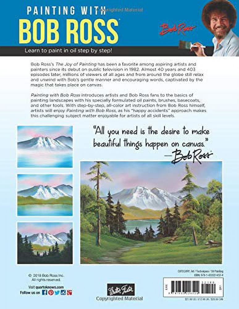 Painting with Bob Ross : Learn to paint in oil step by step! (Paperback) 