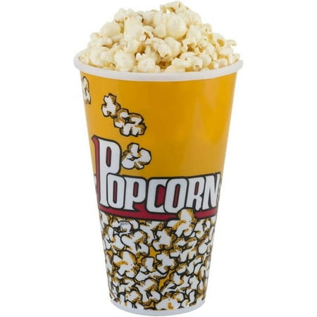 

set of 6 yellow popcorn bowl tubs. 7 x 4.5 inches. perfect for having a movie night parties and more!