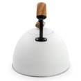thumbnail image 4 of MegaChef 3.2 Quart Whistling Tea Kettle with Wood Grain Nylon Cool Touch Handle, Matte, 4 of 7