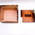 thumbnail image 4 of Inch No 62 Empty Wood Cigar Box 6.5" x 5.75" x 4.25", 4 of 6
