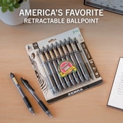 Z-Grip Retractable Ballpoint Pen, 1.0mm, Medium Tip, Black Ink, 18-Count