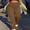 Coffee Brown, variant on Plus Size Women’s Straight Loose Solid Color Long Cargo Pants