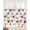 White, variant on Farmhouse Rooster Sheer Curtains 39 Inch Length 2 Panels Set for Living Room/Bedroom, Vintage Watercolor Flowers Beige Kitchen Curtains Grommet Semi-Sheer Curtains Window Treatments 27.5"x39"x2