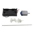 thumbnail image 2 of Kit de experimentos científicos para hacer tú mismo con motor de barco, proyecto de modelo de barco de remos educativo con Eje de 12 cm, 2 of 9