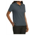 thumbnail image 4 of Mafoose Women's Comfortable Silk Touch Polo Golf Shirt Short Sleeve Steel Grey 3XL, 4 of 7