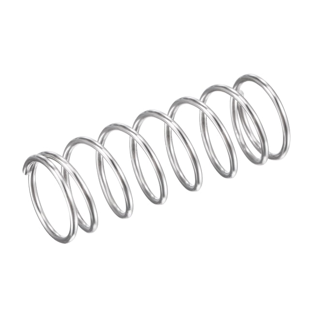 Unique Bargains 11mmx0.9mmx30mm 304 Stainless Steel Compression Spring 11N Load Capacity 10 pcs
