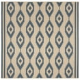 thumbnail image 5 of SAFAVIEH Beach House Vasiliki Geometric Indoor/Outdoor Runner Rug, Blue/Creme, 2'2" x 8', 5 of 10