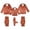 Brown, variant on SUXIAN Family Christmas Pajamas Kids Purple Silk Family Long Sleeve Pant Set Child Kids Pajamas