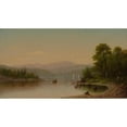 thumbnail image 2 of Henry Suydam 24x15 Black Ornate Framed Double Matted Museum Art Print Titled: Going Fishing (1870), 2 of 5