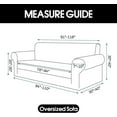 thumbnail image 2 of TOPCHANCES 100% Waterproof Sofa Cover, Machine Washable Couch Slipcover with Armrests, Non Slip Furniture Protector for Dogs, Kids, Pets (Dark Grey, For Sofa ), 2 of 12