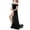 Black-XL, variant on Versatile Maternity Photoshoot Gown Soft Not Crease Polyester Fabric Dress Comfortable Wearing for Prenatal Event