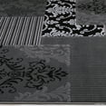 thumbnail image 5 of Grey Allstar Modern. Contemporary Woven Rug. Drop-Stitch Weave Technique. Carved Effect. Pop Colors (5' x 6' 11"), 5 of 7