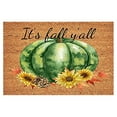 thumbnail image 2 of Clearance！Guanhe Fall Doormats, Autumn Patterned Pumpkins Indoor Outdoor Fall Harvest Thanksgiving Decor Floor Mat 24x16'', 2 of 5