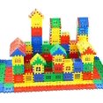thumbnail image 3 of Interlocking Big Waffle Blocks, Preschool Sensory Toy Educational Creativity For Kids Over 3 Years Old, Indoor Outdoor Use Snap Together Building Set Multiple Colour (155PCS), 3 of 5