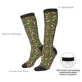 thumbnail image 4 of Goofa Christmas Hat sock Pattern Adult Stockings, Color-Block Knee High Socks, Comfortable and Breathable, Soft and Stretchable, Sports, and Decoration, 4 of 6