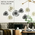 thumbnail image 5 of Artistic Metal Wall Accent, Multicolors Layered Floral Sign for Home Elegances Rusts Resistant Metal Decors, 5 of 9