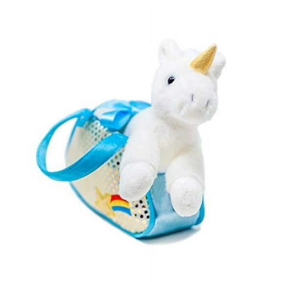 Aurora Magical Fantasy 7" Unicorn Fancy Pal with Portable Pet Carrier Toy