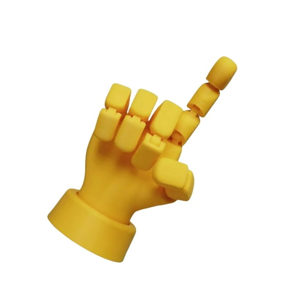 Jesscasday Plastic Hand Model Flexible Moveable Fingers Manikin Hand Figure for Sketching