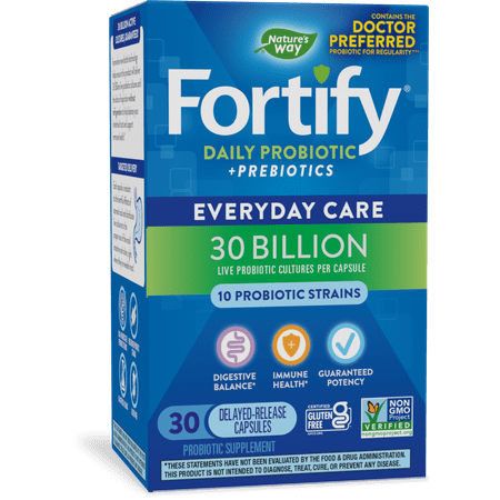 UPC 033674102947 product image for Fortify Everyday Care Probiotic Capsules  30 Billion Live Cultures  Digestive He | upcitemdb.com