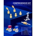 thumbnail image 3 of Set de manómetros de corriente alterna Orion Motor Tech de 4 vías para R410a R22 R134a, 3 of 7