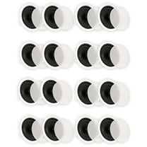Theater Solutions TS80C In Ceiling 8" Speakers Surround Sound Home Theater 8 Pair Pack