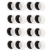 Theater Solutions TS80C In Ceiling 8" Speakers Surround Sound Home Theater 8 Pair Pack