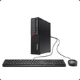 thumbnail image 1 of Lenovo ThinkCentre M910S SFF Desktop Computer, Intel Quad Core i5-6500 up to 3.6GHz, 8G DDR4, 512G SSD, DVDRW, WiFi, BT, 4K Support, DP, VGA, Windows 10 Pro 64 Bit English/Spanish/French(Renewed), 1 of 5