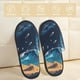 thumbnail image 2 of Balery Astronaut In A Space Suit On The Planet Pantuflas de Casa de Felpa Silenciosas con Diseño Estampado, Zapatillas Cómodas Antideslizantes de Algodón para Interior-Large, 2 of 8