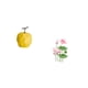 thumbnail image 5 of Figura artística de con forma de fruta, adorno decorativo, estatua con patrón geométrico, material impermeable, ideal para sala de estar, do, 5 of 8