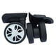 thumbnail image 4 of Paquete de 2 ruedas multiusos para carrito, con rotación de 360 ​​grados, flexibles, para reparación de equipos y piezas lisas., 4 of 9