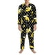 thumbnail image 3 of Balery Banana Pijama para Hombre de Dos Piezas con Manga Larga, Conjunto de Dormir y Descanso Suave con Bolsillos-Small, 3 of 7